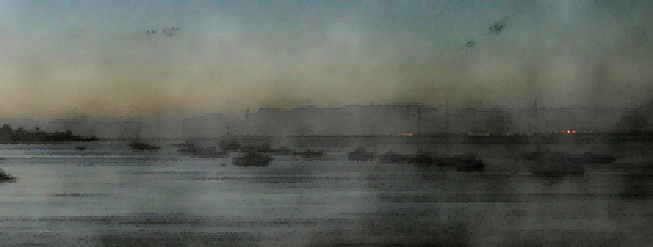 le soir en bord de mer ...